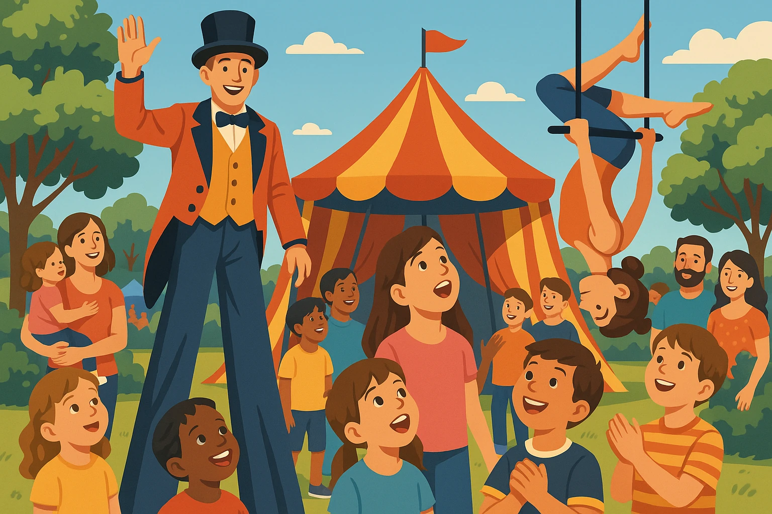 Family-friendly Circus Performers