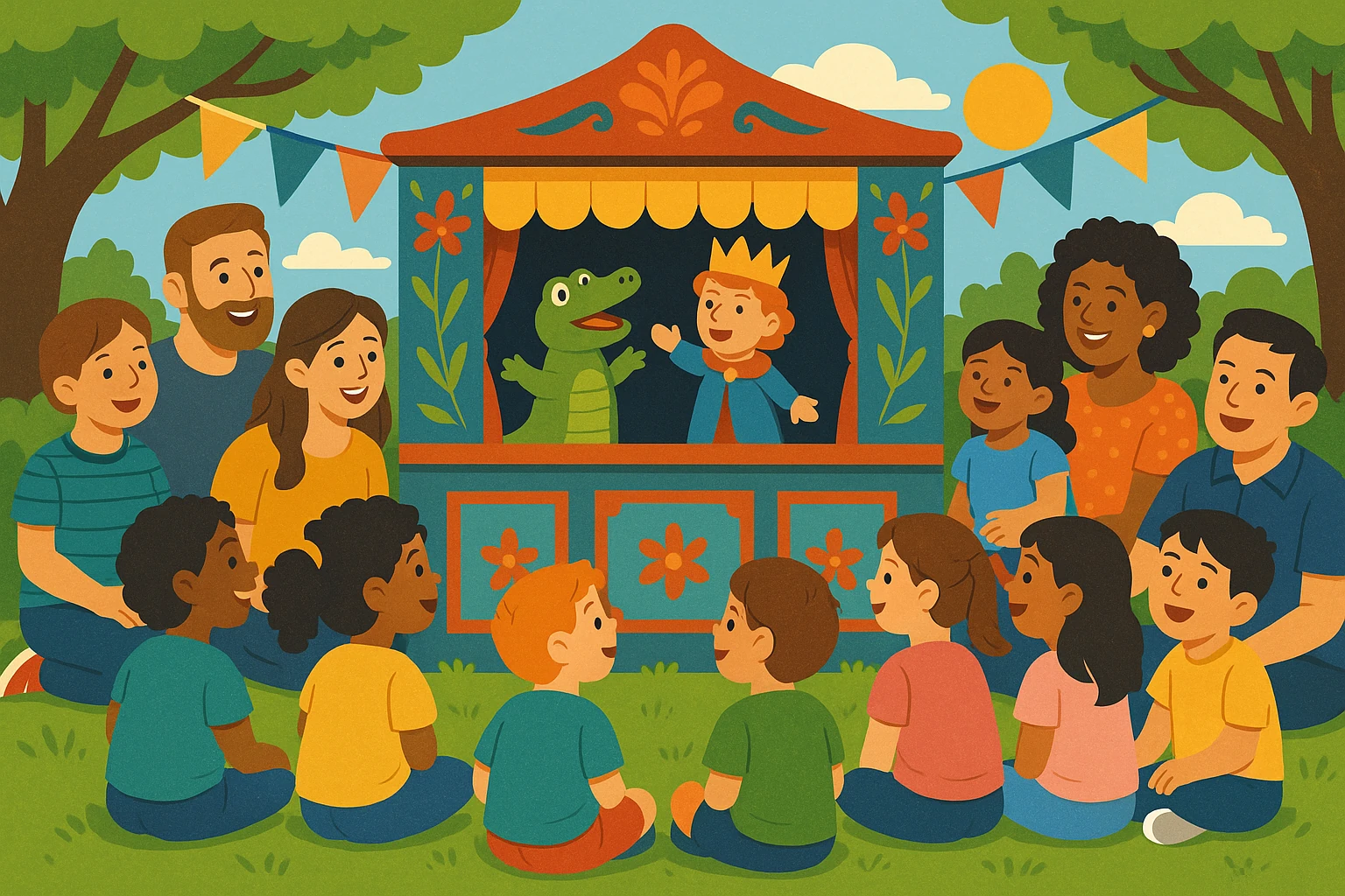 Family-friendly Puppeteers